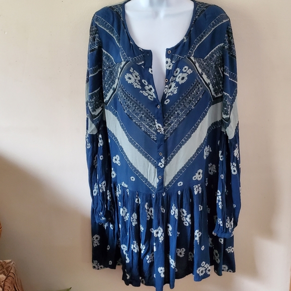 Free People Flowing Fun Dress - Picture 3 of 13